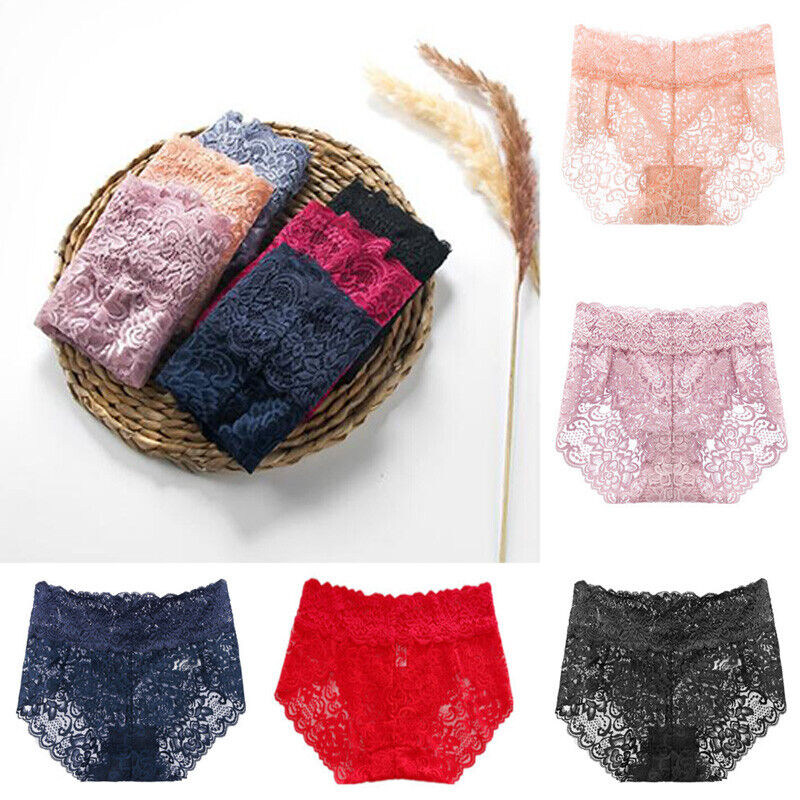 Sexy Lace High Waist Underwear Pack (of 5) - My Vastra