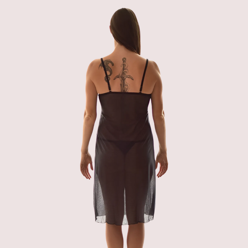 Moonlit Desire See-Through Nightdress