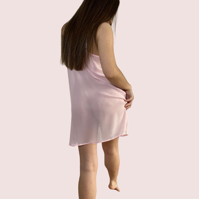 Glowing Aura Transparent Night Dress - My Vastra
