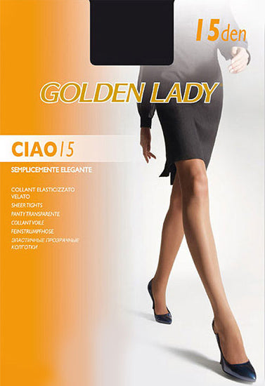 Golden lady 15 denier transparent everyday pantyhose pack of 2 - My Vastra
