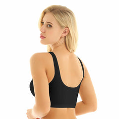 Luxury Padded Seamless Laser Cut Sports Bra - My Vastra