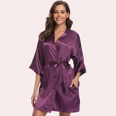 Lavish Silk Robe, Perfect for Evening Soirées - My Vastra