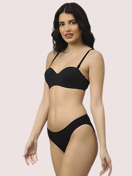 Casual Cotton Comfort Bra Panty Set (2 pack)