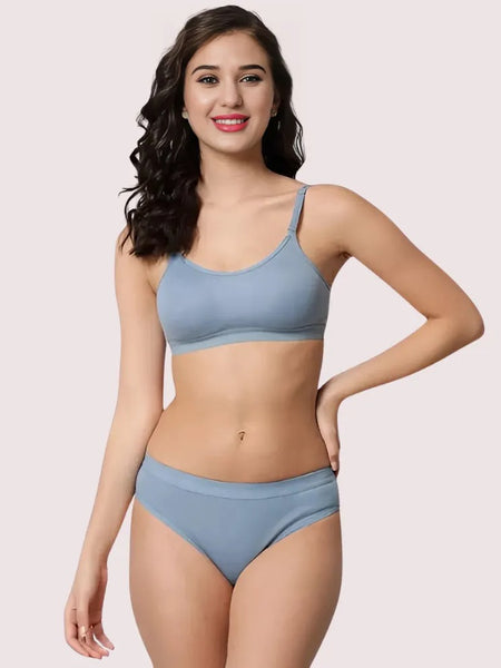 Wire-Free Women's Sports Bra Panty Set (2 pack)