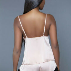 100% Silk Satin cami short set - My Vastra