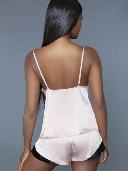 100% Silk Satin cami short set - My Vastra