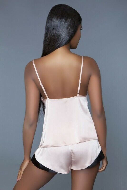 100% Silk Satin cami short set - My Vastra