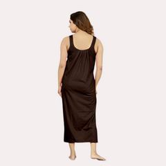 Women's Long Cotton Nightgown Slip - My Vastra