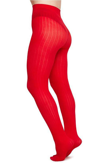 Sharp Red Control Top tights - My Vastra
