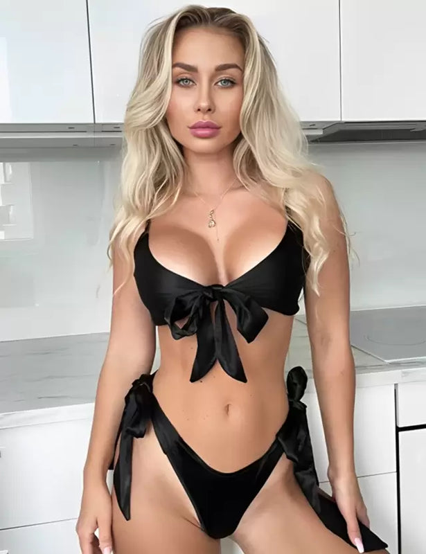 Seductive satin lingerie for her - My Vastra