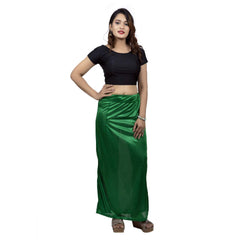 Indian Saree Shining Solid areas for silk Slips Skirt For Her. - My Vastra