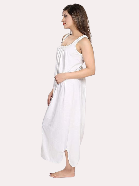 Comfortable Maxi Cotton Nighty Gown - My Vastra