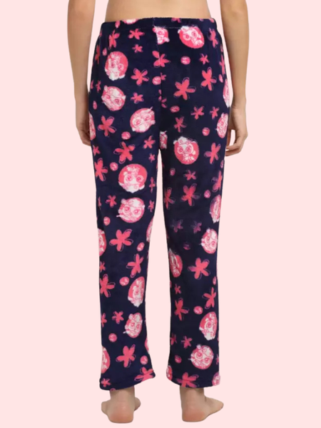 Ladies Winter Warm Printed Pajamas – Pack of 2