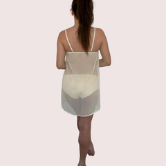 High Street Fully See-Through Mesh Babydoll Nightwear - My Vastra
