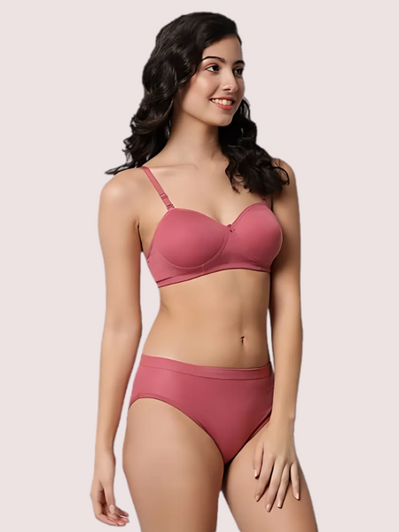 Casual Chic Cotton Bra Panty Set (2 pack)