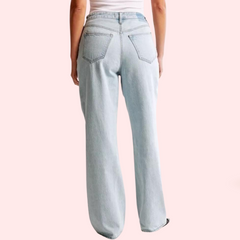 High Rise Loose Fit Denim for Curvy Women - My Vastra
