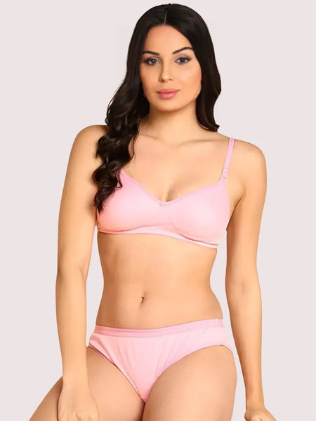 Cozy Cotton Intimates Bra Panty Set (2 pack)