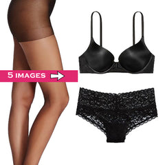 Lovely Value Pack Of Pantyhose & Pushup Bra Set - My Vastra
