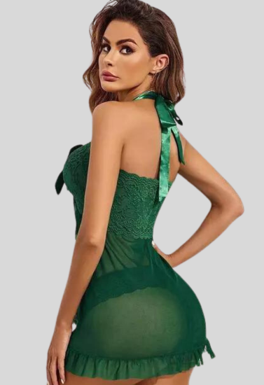 French Daina Romantic Babydoll Nightwear - My Vastra