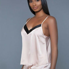 100% Silk Satin cami short set - My Vastra