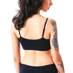 Sporty Spaghetti Strap Sports Bra Matching Boyshort - My Vastra