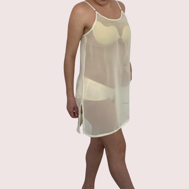 High Street Fully See-Through Mesh Babydoll Nightwear - My Vastra