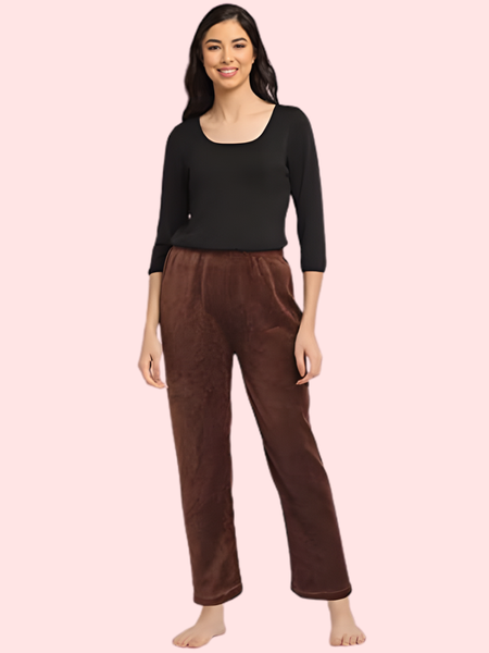 Womens Winter Cozy Warm Soft Fleece Pajama Pack of 2