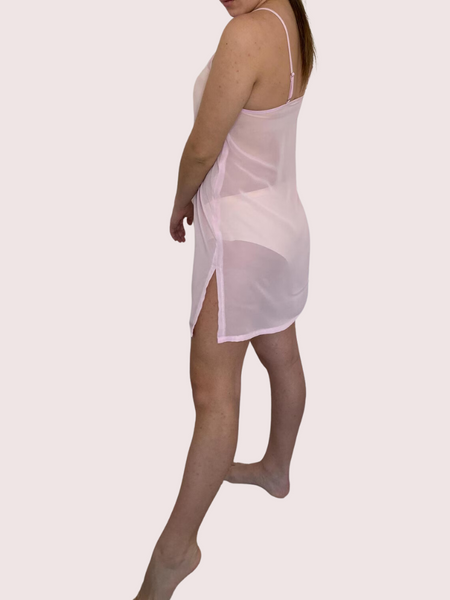 High Street Fully See-Through Mesh Babydoll Nightwear