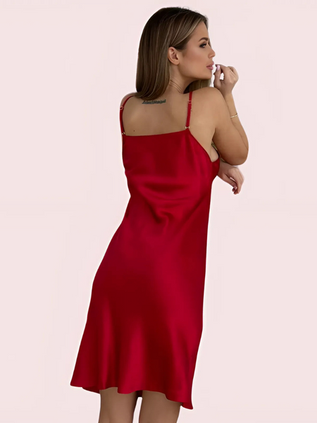 Premium Silk Satin Strappy Nightdress Slips