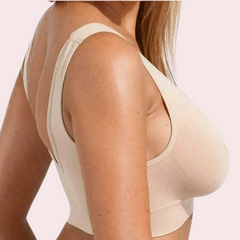 Beige Women's Ultimate Sports Bra for Yoga & Gym - My Vastra
