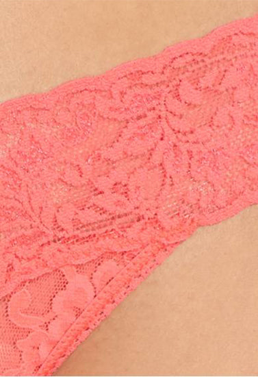 ♥ Full Floral Lace Thong Panty - My Vastra