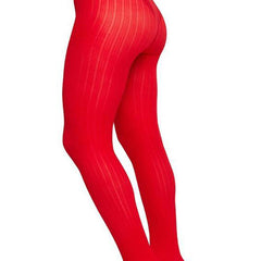 Sharp Red Control Top tights - My Vastra