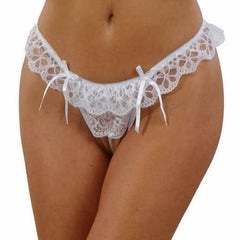 French Daina Extra plus size pearl lace thong - My Vastra