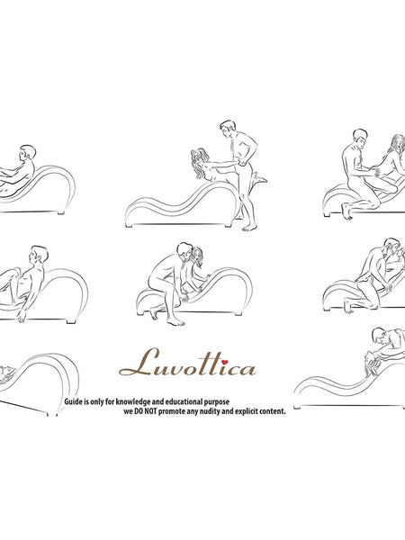 Premium Grey Fabric Tantra Chaise with Center Cushion