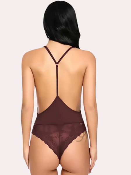 Chic and Comfy Sheer Nightwear Bodysuit - My Vastra