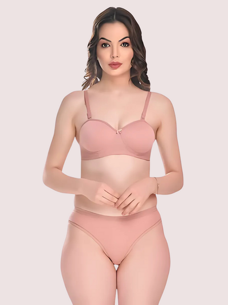 Padded Cotton Bra Panty Set for a Sexy You (2 pack)