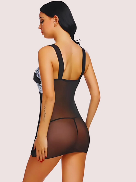 Mesh and Lace Women's Babydoll