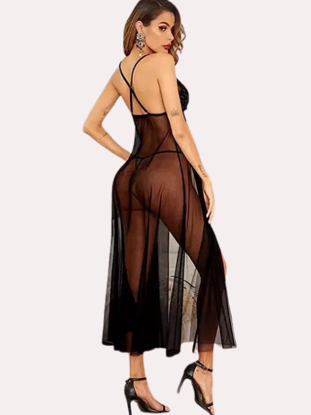 Women's Lace Babydoll Sleepwear - My Vastra