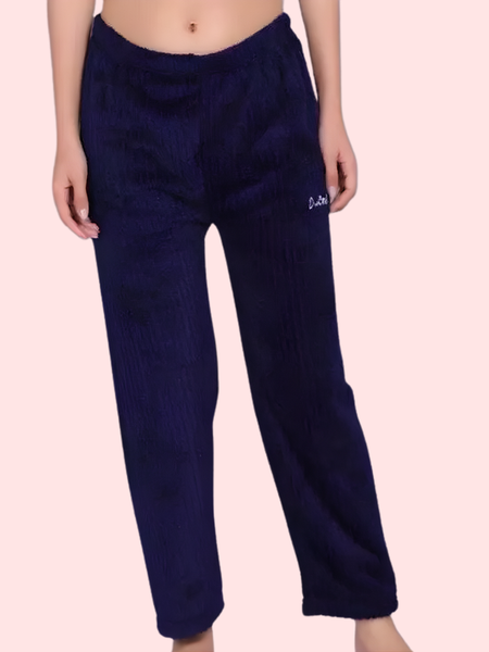 Ladies Woolen Winter Warm Pajama Pack of 2