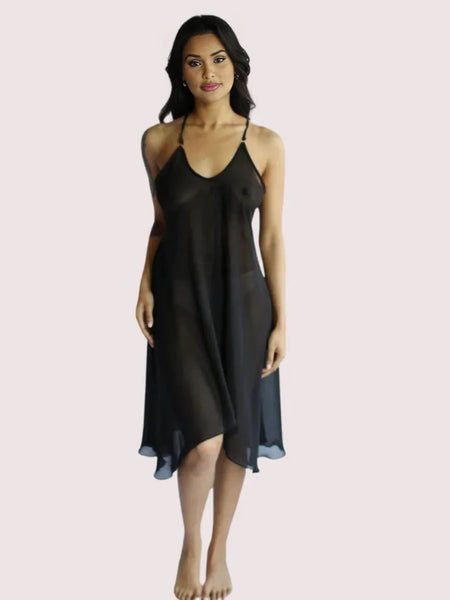Plus Size Transparent Bridal Nightgown for Her