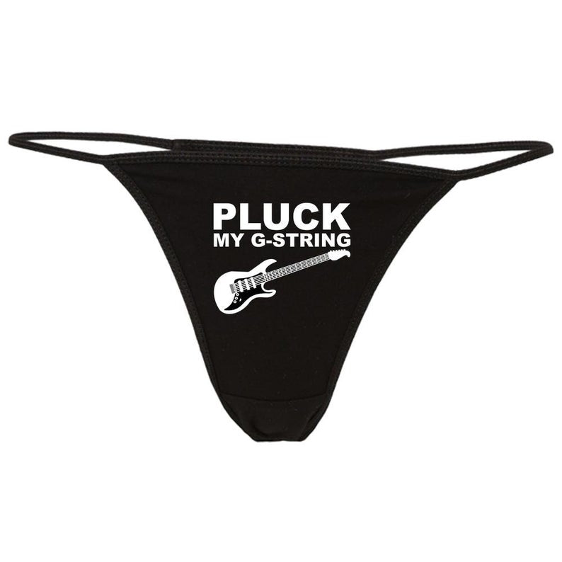 Pluck My G-String Printed Thong - My Vastra
