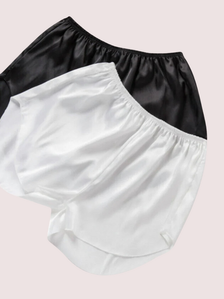 Satin Faux French Knickers (2 Pack)