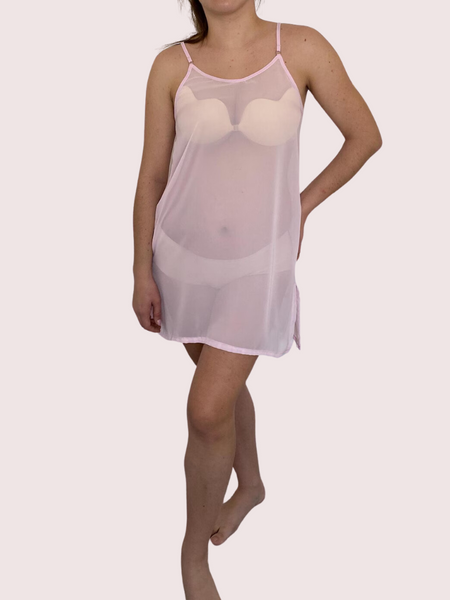 High Street Fully See-Through Mesh Babydoll Nightwear