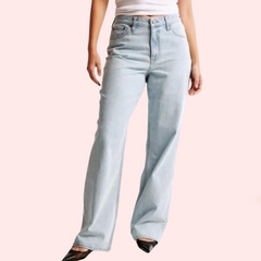 High Rise Loose Fit Denim for Curvy Women - My Vastra