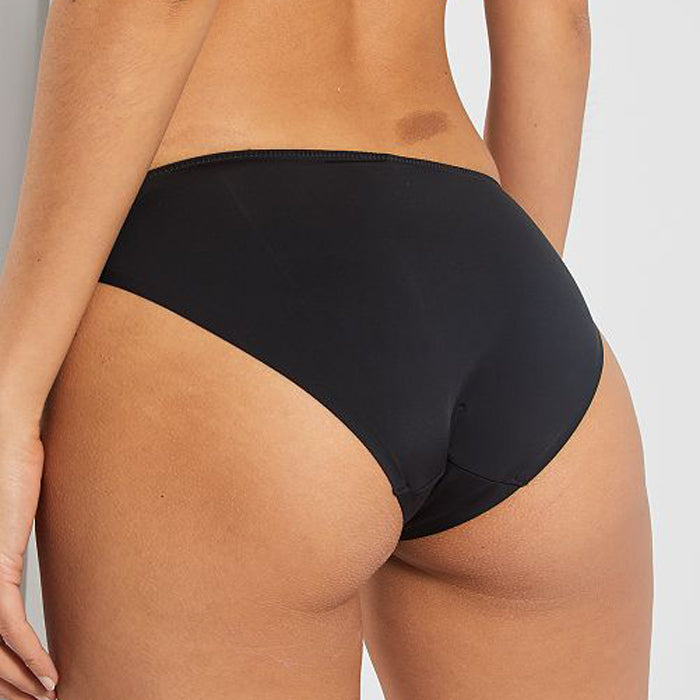 Black See Through Fishnet Lace Brief - My Vastra