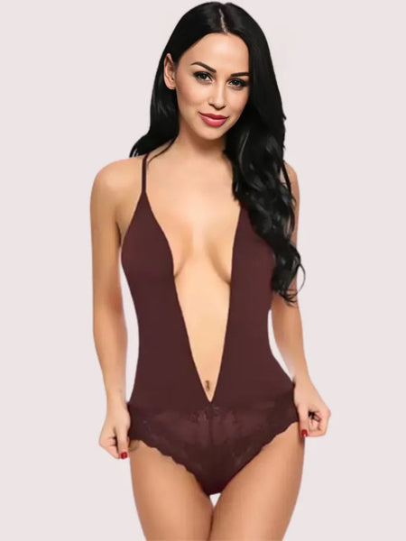 Chic and Comfy Sheer Nightwear Bodysuit