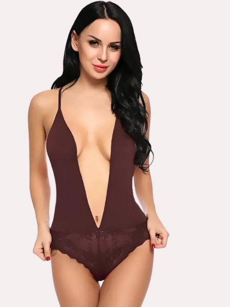 Chic and Comfy Sheer Nightwear Bodysuit - My Vastra