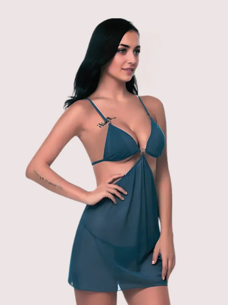 Sheer Babydoll Nightdress for Women