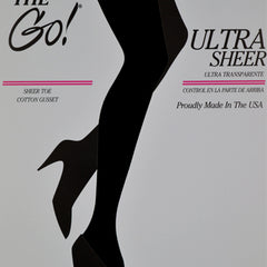 ON THE GO! Ultra Sheer Queen Off Black Pantyhose - My Vastra