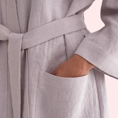 Elegance and Comfort in Premium Linen Robe - My Vastra